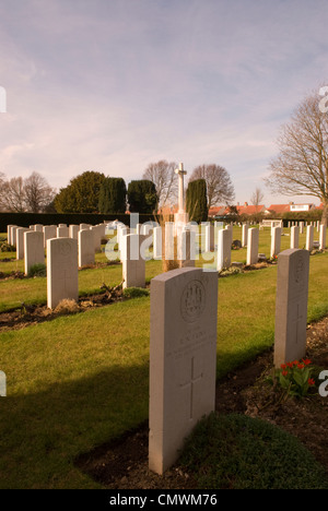 Krieges Gräber, Ann's Hill Cemetery in Gosport, Hampshire, UK. Stockfoto