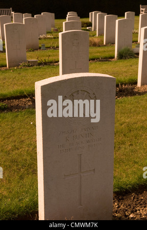 Krieges Gräber, Ann's Hill Cemetery in Gosport, Hampshire, UK. Stockfoto