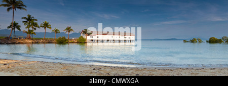 Die historischen Zucker Wharf auf Dickson Inlet. Port Douglas, Queensland, Australien Stockfoto