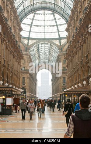 Dom Galleria Einkaufszentrum in Mailand Stockfoto