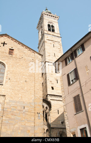 Basilica Di Santa Maria Maggiore katholische Kapelle in Bergamo Citta Alta Italien Stockfoto