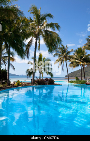 Schwimmbad in Hamilton Island Resort. Hamilton Island, Whitsundays, Queensland, Australien Stockfoto
