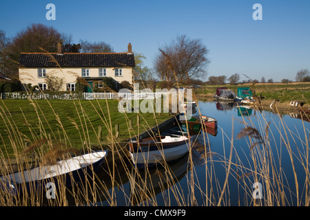 Norfolk Broads Landschaft am West Somerton, Norfolk, England Stockfoto