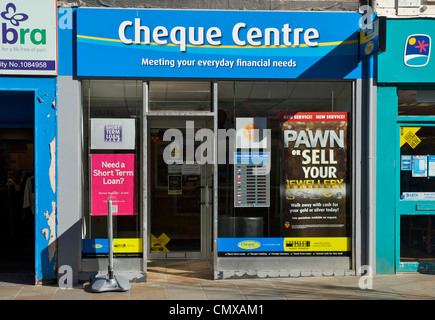 Scheck-Zentrum auf Dalton Road, Furness, Cumbria, England UK Stockfoto