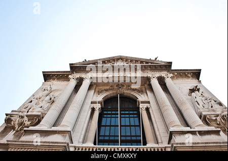 Nach oben gedreht, das ozeanographische Institut in Monaco. Stockfoto