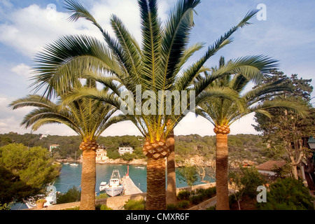 Hafen, Bucht, Cala Figura, Mallorca Stockfoto