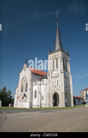 Die Dorfkirche in Fey-En-Haye, Meurthe-et-Moselle-Abteilung in Nordost-Frankreich Stockfoto