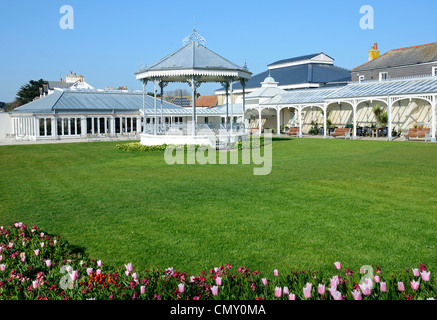 Die viktorianischen Musikpavillon im Prinzessin-Pavillon in Falmouth, Cornwall, UK Stockfoto