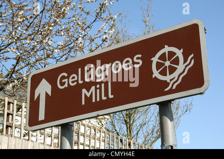 Gelligroes Mühle und Kerze Workshop Blackwood South Wales GB UK 2012 Stockfoto