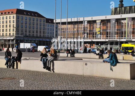 Kulturpalast, Dresden, Deutschland - Mar 2011 Stockfoto