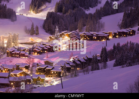 Frankreich, Savoyen, Valmorel, Massif De La Vanoise, Tarentaise-Tal, Lichteffekte Stockfoto