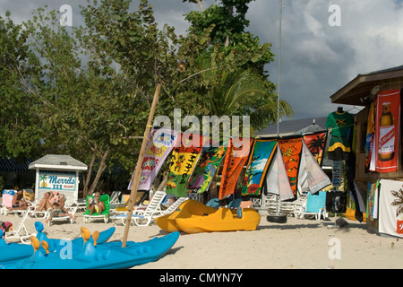 Jamaika-Negril Strand Bad Handtücher mit jamaikanischen Motive, Bob Marley Legend Badetuch Stockfoto