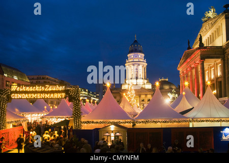 Berlin-Gendarmen Markt Weihnachtsmarkt Stockfoto