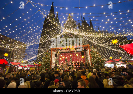 Weihnachtsmarkt in Köln Stockfoto