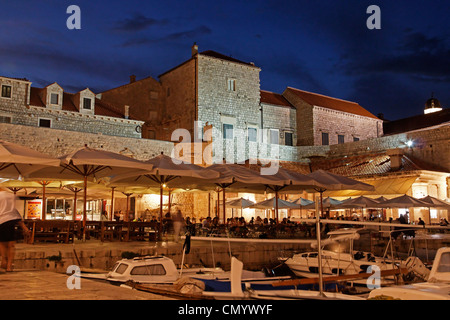 Dubrovnik Hafen, Dominikanerkloster, alte Stadt von Dubrovnik, Kroatien, Europa Stockfoto