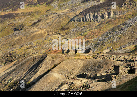 Lead Mine Funktionsweise, Gunnerside, Yorkshire Dales England verlassen. Stockfoto