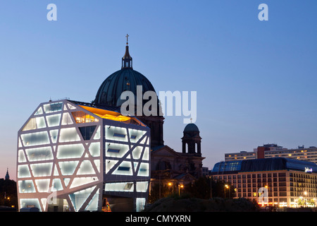 Humboldt-Box, Burg Quadrat, Berliner Dom, Unter Den Linden, Berlin-Mitte, Berlin, Deutschland Stockfoto