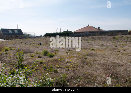 Ashtree Schule, Kippax, nach Abriss Stockfoto