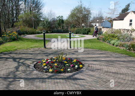 Die Brunnen; Auch Lane / High Street Grünanlage Kippax Stockfoto