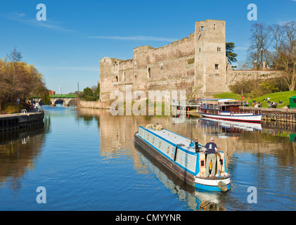 Newark-Burg und Fluss Trent Newark-on-Trent Nottinghamshire England UK GB EU Europa Stockfoto