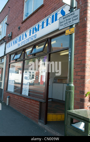 Geschäfte und Geschäftsräume; High Street, Kippax Stockfoto