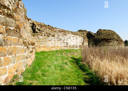 Bolingbroke Castle Lincolnshire England. Stockfoto