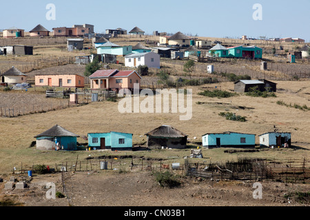 Ländlich wohnen in der Transkei, Eastern Cape, Südafrika. Stockfoto