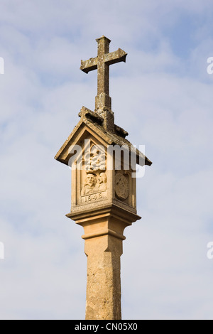 Market Cross, Stow auf die würde. Gloucestershire. Stockfoto