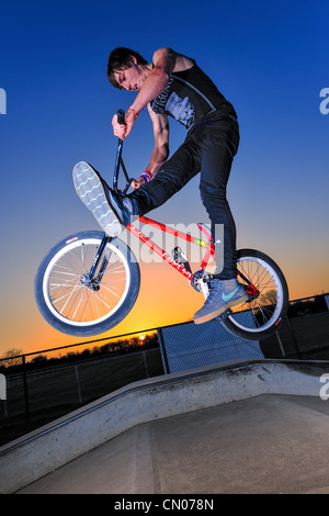 BMX Freestyle Stockfoto