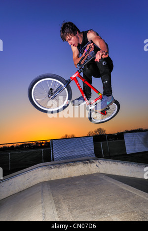 BMX Freestyle Stockfoto