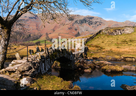 Kellerasseln Brücke im englischen Lake District Stockfoto