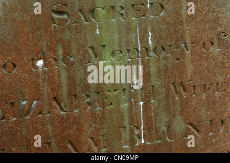 Grabsteine, Holy Trinity Church in Bosham. West Sussex. England. Stockfoto