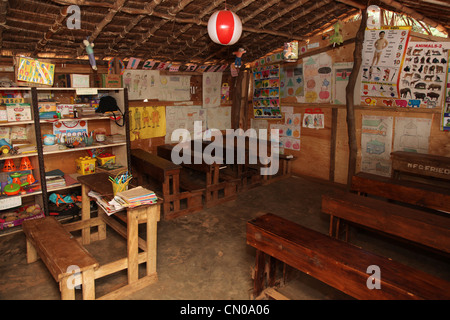 Leere Klassenzimmer Kenia Afrika Stockfoto