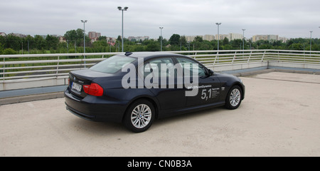 BMW 320d Efficient Dynamics - meine 2005 (FL 2009) - Premium-deutsche obere Mittelklasse Auto (Teil D) - auf dem Parkplatz Stockfoto