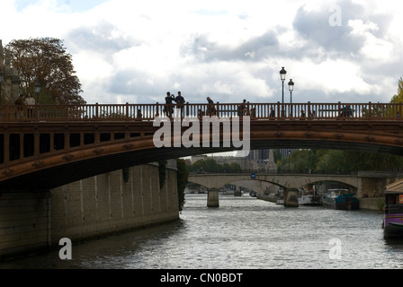 Brücke über die seine, Paris Stockfoto