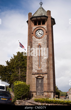 UK, Cumbria, Grange über Sand, 1912-Uhrturm Stockfoto