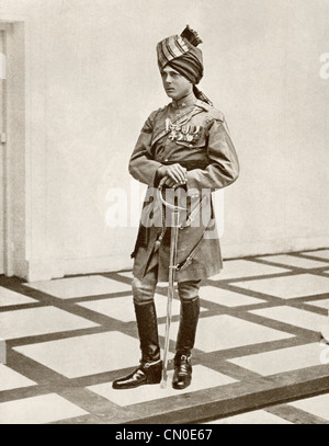 Der Prinz von Wales, später Edward VIII auf einer Tour durch Indien im Jahre 1921. Stockfoto