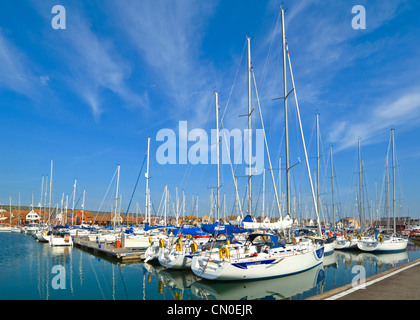 Port Solent Marina, Portsmouth, Hampshire Stockfoto