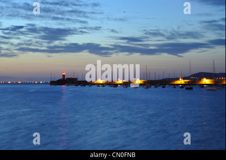 Dun Laoghaire Hafen, Dublin, Irland Stockfoto