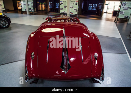 Delahaye Typ 165 Cabriolet im Mullin Museum in Oxnard, Kalifornien Stockfoto