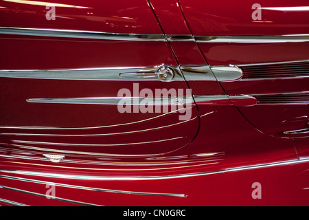 Delahaye Typ 165 Cabriolet im Mullin Museum in Oxnard, Kalifornien Stockfoto