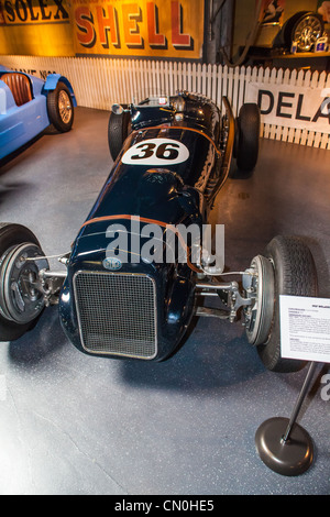 1927 Delage Racer im Mullin Museum in Oxnard, Kalifornien Stockfoto