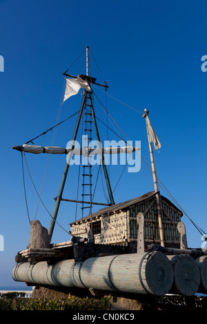 Boot in der Magdalena, Santander, Kantabrien, Spanien Stockfoto