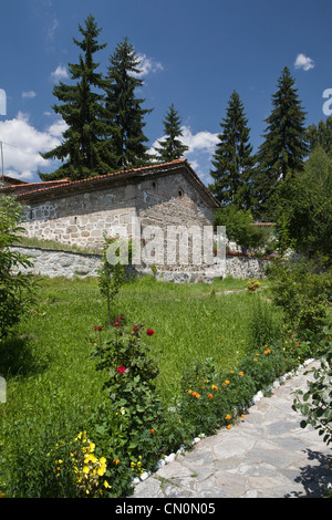 Die Kirche „St. Theodor Tiron und Theodor Stratilat“, 17. Jahrhundert, Dorf Dobarsko oder Dobursko, Balkan, Bulgarien Stockfoto