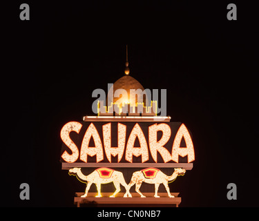 Sahara, Las Vegas-Paradies Stockfoto