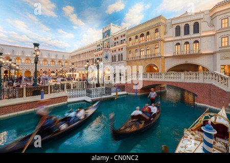 Venezianischen Canale Grande, Las Vegas-Paradies Stockfoto