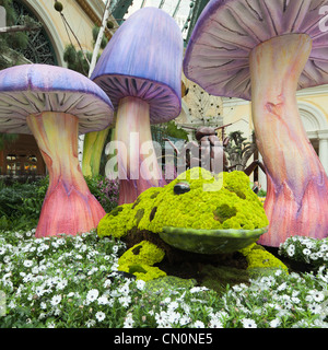 Frühjahr 2010 Bellagio Conservatory Las Vegas Paradies Stockfoto