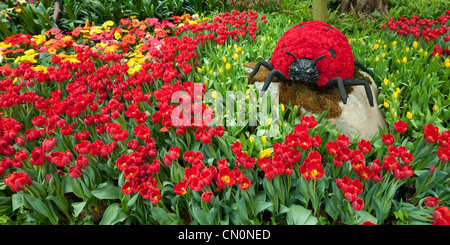 Frühjahr 2010 Bellagio Conservatory Las Vegas Paradies Stockfoto