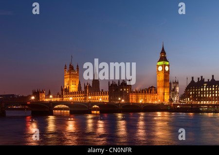 Big Ben und die Houses of Parliament, London Stockfoto