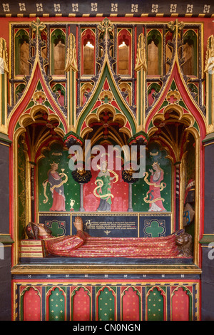 John Gower Kirche Denkmal, Southwark Cathedral, London Stockfoto